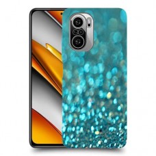 טורקיז יהלומים כיסוי מגן קשיח מעוצב ל Xiaomi Poco F3 יחידה אחת סקרין מובייל