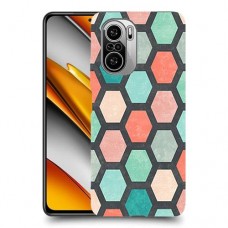 חלת דבש הונבד כיסוי מגן קשיח מעוצב ל Xiaomi Poco F3 יחידה אחת סקרין מובייל