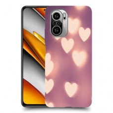 לבבות מעורפלים בחום כיסוי מגן קשיח מעוצב ל Xiaomi Poco F3 יחידה אחת סקרין מובייל