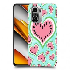 אבטיח אהבה כיסוי מגן קשיח מעוצב ל Xiaomi Poco F3 יחידה אחת סקרין מובייל