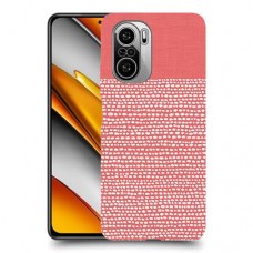 נקודות לבנות בורוד כיסוי מגן קשיח מעוצב ל Xiaomi Poco F3 יחידה אחת סקרין מובייל