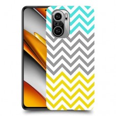 שורות צהובות-ירוקות כיסוי מגן קשיח מעוצב ל Xiaomi Poco F3 יחידה אחת סקרין מובייל
