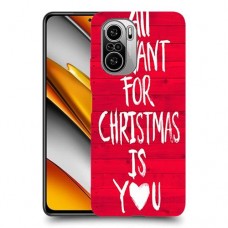 אתה עבור חג המולד כיסוי מגן קשיח מעוצב ל Xiaomi Poco F3 יחידה אחת סקרין מובייל