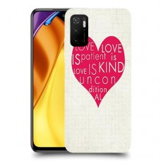 אהבה היא אדיבה כיסוי מגן קשיח מעוצב ל Xiaomi Poco M3 Pro 5G יחידה אחת סקרין מובייל