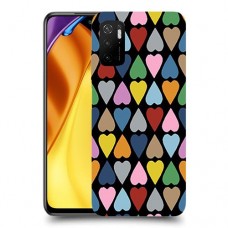 פסיפס קשת לבבות כיסוי מגן קשיח מעוצב ל Xiaomi Poco M3 Pro 5G יחידה אחת סקרין מובייל