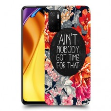 אף אחד לא קיבל זמן כיסוי מגן קשיח מעוצב ל Xiaomi Poco M3 Pro 5G יחידה אחת סקרין מובייל