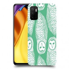 ינשופים על ירוק כיסוי מגן קשיח מעוצב ל Xiaomi Poco M3 Pro 5G יחידה אחת סקרין מובייל