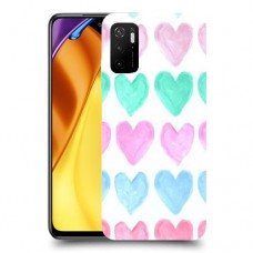לבבות פסטל כיסוי מגן קשיח מעוצב ל Xiaomi Poco M3 Pro 5G יחידה אחת סקרין מובייל
