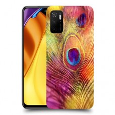 נוצת טווס כיסוי מגן קשיח מעוצב ל Xiaomi Poco M3 Pro 5G יחידה אחת סקרין מובייל