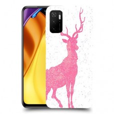 צבי ורוד כיסוי מגן קשיח מעוצב ל Xiaomi Poco M3 Pro 5G יחידה אחת סקרין מובייל
