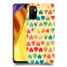 לבבות קשת כיסוי מגן קשיח מעוצב ל Xiaomi Poco M3 Pro 5G יחידה אחת סקרין מובייל