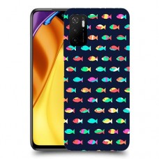 קשת בדגים כיסוי מגן קשיח מעוצב ל Xiaomi Poco M3 Pro 5G יחידה אחת סקרין מובייל