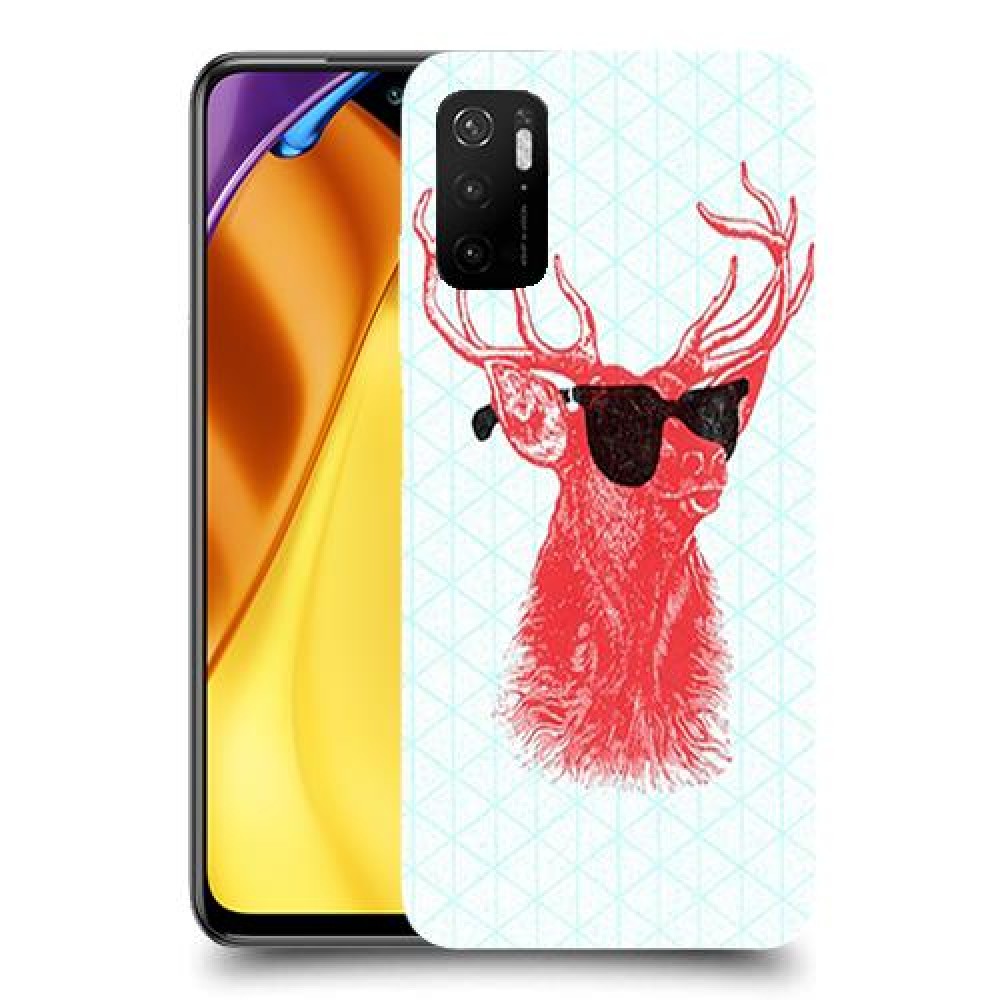 אדג אדום במשקפיים כיסוי מגן קשיח מעוצב ל Xiaomi Poco M3 Pro 5G יחידה אחת סקרין מובייל