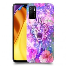 חתול מושלג כיסוי מגן קשיח מעוצב ל Xiaomi Poco M3 Pro 5G יחידה אחת סקרין מובייל