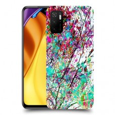 באביב בסגול כיסוי מגן קשיח מעוצב ל Xiaomi Poco M3 Pro 5G יחידה אחת סקרין מובייל