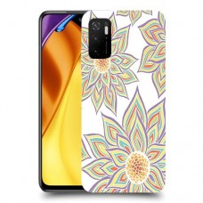 חמניות בלבן כיסוי מגן קשיח מעוצב ל Xiaomi Poco M3 Pro 5G יחידה אחת סקרין מובייל