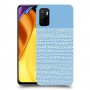 נקודות לבנות בכחול כיסוי מגן קשיח מעוצב ל Xiaomi Poco M3 Pro 5G יחידה אחת סקרין מובייל