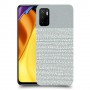 נקודות לבנות אפור כיסוי מגן קשיח מעוצב ל Xiaomi Poco M3 Pro 5G יחידה אחת סקרין מובייל