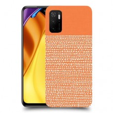 נקודות לבנות בכתום כיסוי מגן קשיח מעוצב ל Xiaomi Poco M3 Pro 5G יחידה אחת סקרין מובייל