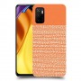 נקודות לבנות בכתום כיסוי מגן קשיח מעוצב ל Xiaomi Poco M3 Pro 5G יחידה אחת סקרין מובייל