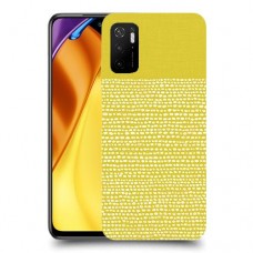 נקודות לבנות בצהוב כיסוי מגן קשיח מעוצב ל Xiaomi Poco M3 Pro 5G יחידה אחת סקרין מובייל