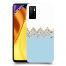 לבן כחול כיסוי מגן קשיח מעוצב ל Xiaomi Poco M3 Pro 5G יחידה אחת סקרין מובייל