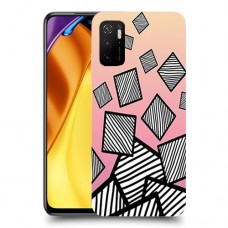 זאברה ריבועים כיסוי מגן קשיח מעוצב ל Xiaomi Poco M3 Pro 5G יחידה אחת סקרין מובייל