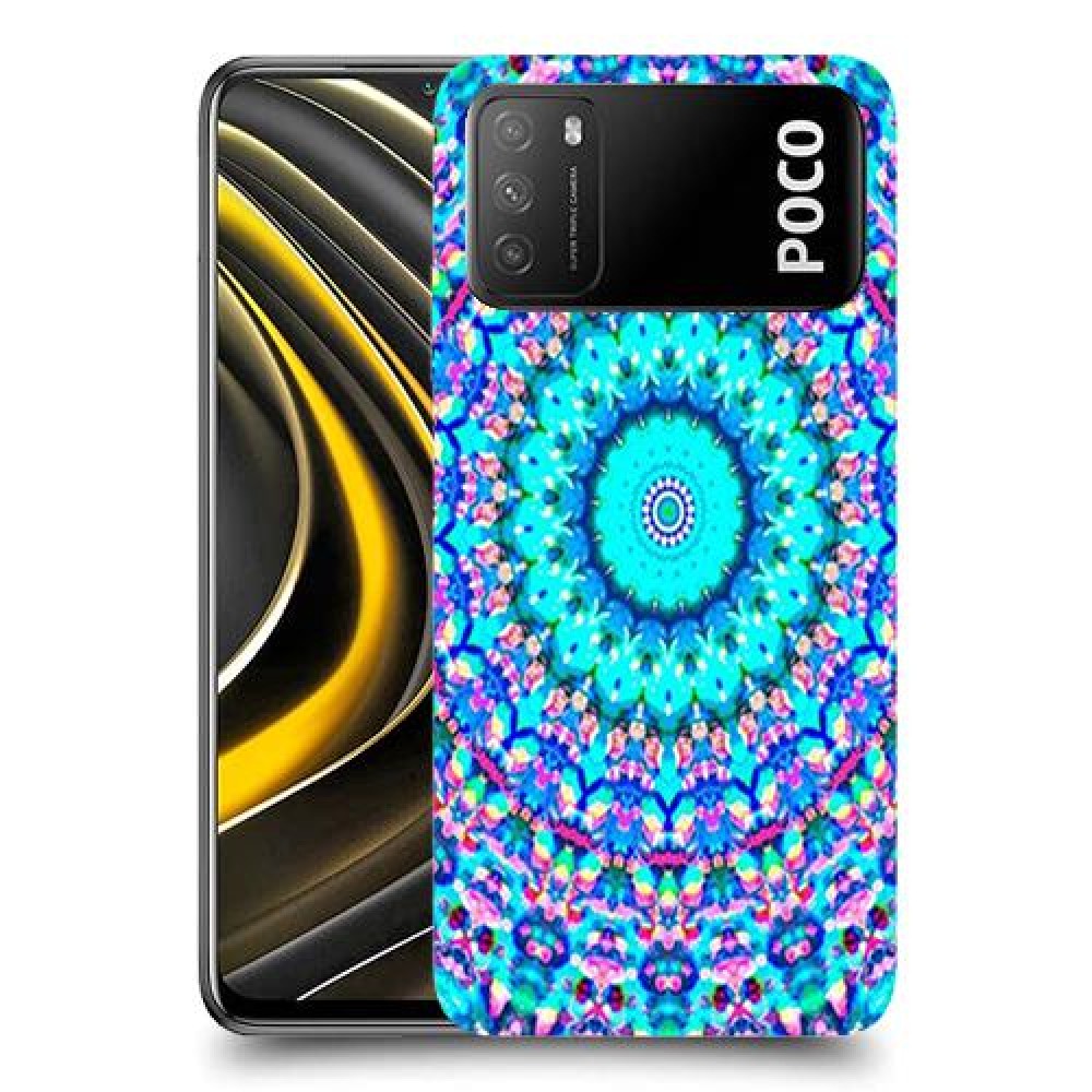 מנדלה בצבע כיסוי מגן קשיח מעוצב ל Xiaomi Poco M3 יחידה אחת סקרין מובייל
