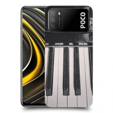 פסנתר Soul כיסוי מגן קשיח מעוצב ל Xiaomi Poco M3 יחידה אחת סקרין מובייל