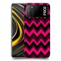 קווי סגול כיסוי מגן קשיח מעוצב ל Xiaomi Poco M3 יחידה אחת סקרין מובייל