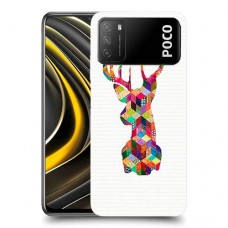 אייל קשת כיסוי מגן קשיח מעוצב ל Xiaomi Poco M3 יחידה אחת סקרין מובייל