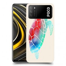 צב קשת כיסוי מגן קשיח מעוצב ל Xiaomi Poco M3 יחידה אחת סקרין מובייל