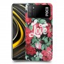 רוז אהבה כיסוי מגן קשיח מעוצב ל Xiaomi Poco M3 יחידה אחת סקרין מובייל