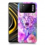 חתול מושלג כיסוי מגן קשיח מעוצב ל Xiaomi Poco M3 יחידה אחת סקרין מובייל