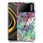 באביב בסגול כיסוי מגן קשיח מעוצב ל Xiaomi Poco M3 יחידה אחת סקרין מובייל