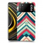 פסים בצבע כיסוי מגן קשיח מעוצב ל Xiaomi Poco M3 יחידה אחת סקרין מובייל