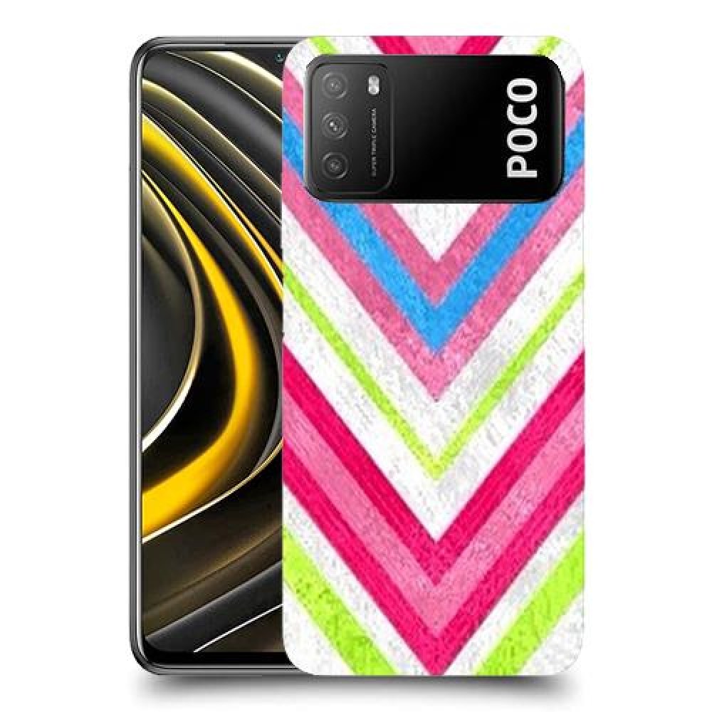 צבעים חשופים כיסוי מגן קשיח מעוצב ל Xiaomi Poco M3 יחידה אחת סקרין מובייל