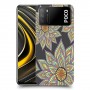 חמניות בשחור כיסוי מגן קשיח מעוצב ל Xiaomi Poco M3 יחידה אחת סקרין מובייל