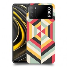 הצגת הפשטה כיסוי מגן קשיח מעוצב ל Xiaomi Poco M3 יחידה אחת סקרין מובייל