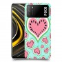 אבטיח אהבה כיסוי מגן קשיח מעוצב ל Xiaomi Poco M3 יחידה אחת סקרין מובייל