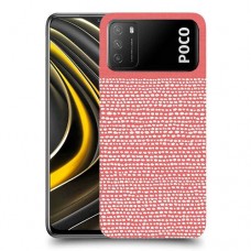 נקודות לבנות בורוד כיסוי מגן קשיח מעוצב ל Xiaomi Poco M3 יחידה אחת סקרין מובייל