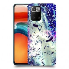 גשם מתכת כיסוי מגן קשיח מעוצב ל Xiaomi Poco X3 GT יחידה אחת סקרין מובייל
