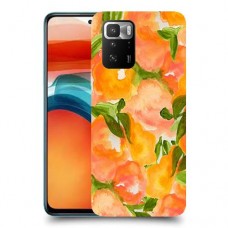 אפרסקים כתומים כיסוי מגן קשיח מעוצב ל Xiaomi Poco X3 GT יחידה אחת סקרין מובייל