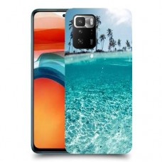 חופשה גן עדן כיסוי מגן קשיח מעוצב ל Xiaomi Poco X3 GT יחידה אחת סקרין מובייל