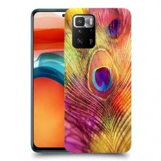 נוצת טווס כיסוי מגן קשיח מעוצב ל Xiaomi Poco X3 GT יחידה אחת סקרין מובייל