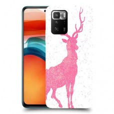 צבי ורוד כיסוי מגן קשיח מעוצב ל Xiaomi Poco X3 GT יחידה אחת סקרין מובייל