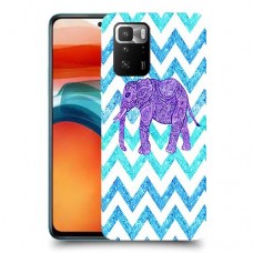 אלפנט סגול כיסוי מגן קשיח מעוצב ל Xiaomi Poco X3 GT יחידה אחת סקרין מובייל
