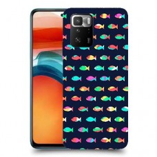 קשת בדגים כיסוי מגן קשיח מעוצב ל Xiaomi Poco X3 GT יחידה אחת סקרין מובייל