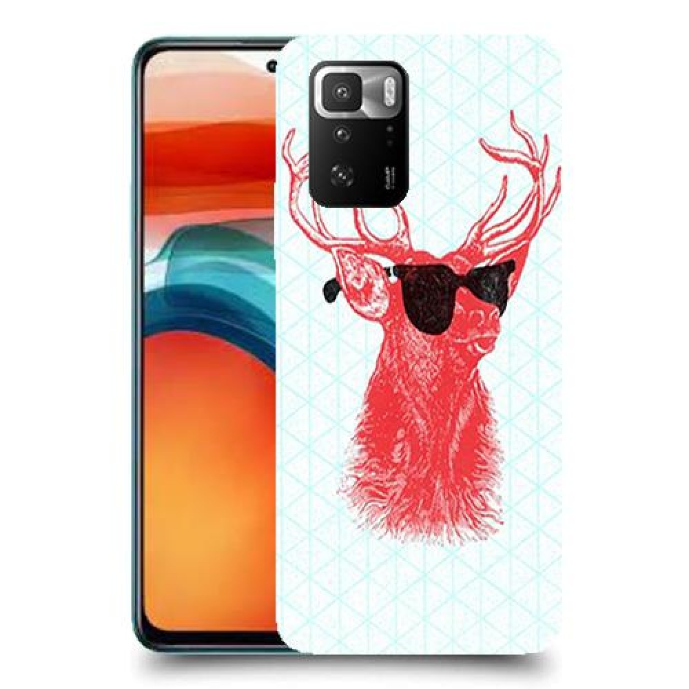 אדג אדום במשקפיים כיסוי מגן קשיח מעוצב ל Xiaomi Poco X3 GT יחידה אחת סקרין מובייל