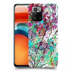 באביב בסגול כיסוי מגן קשיח מעוצב ל Xiaomi Poco X3 GT יחידה אחת סקרין מובייל